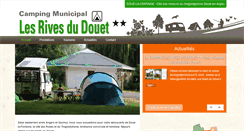 Desktop Screenshot of camping-lesrivesdudouet.fr